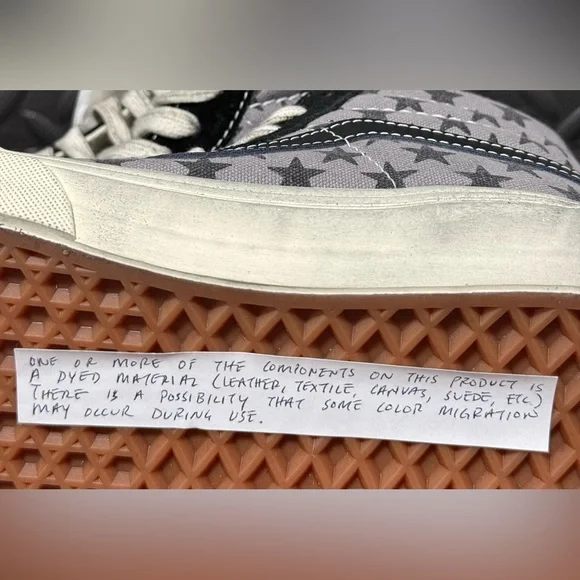 Vans Vault OG Sk8-Hi Reissue Bianca Chandon Black Grey Sneakers Womens Size 5 - Picture 5 of 6